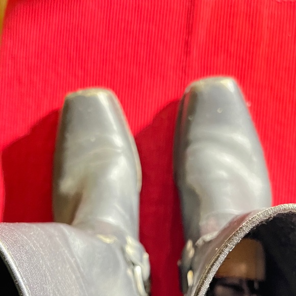 Frye Black Leather Moto Boots - Picture 3 of 8